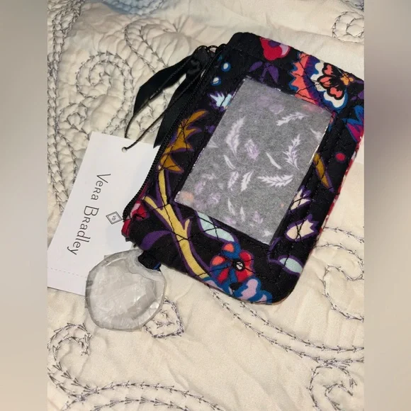 Vera Bradley ID with key ring NWT, - Picture 4 of 5